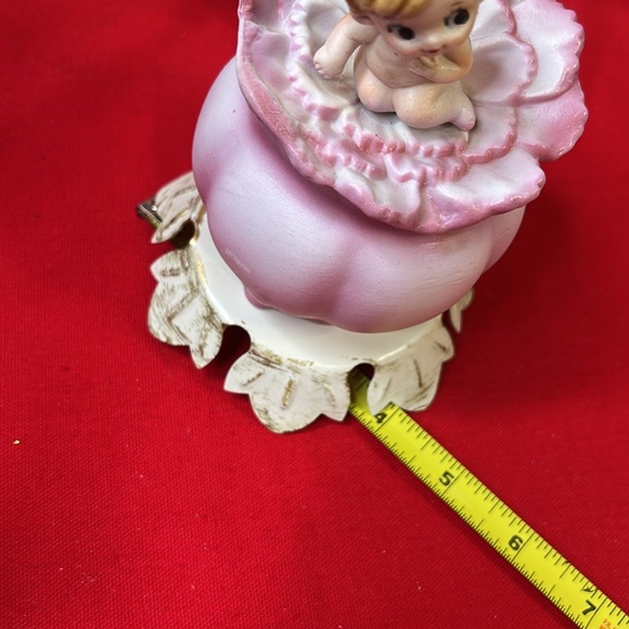 Vintage Aladdin Giftware Baby On Flower Nightlite - Picture 4 of 5